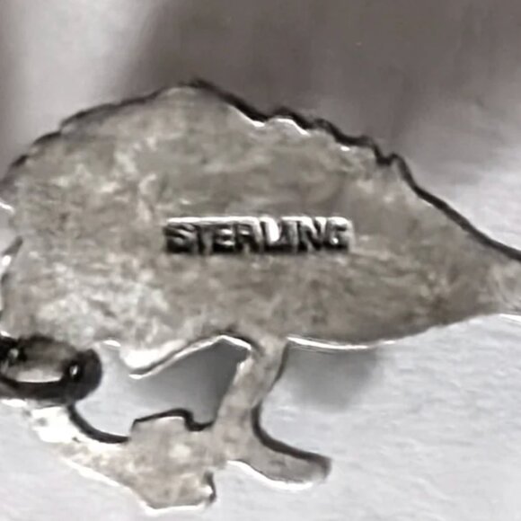 Stunning Vintage Sterling Silver & Blue Moonstone Swordfish Link Bracelet - Picture 5 of 5